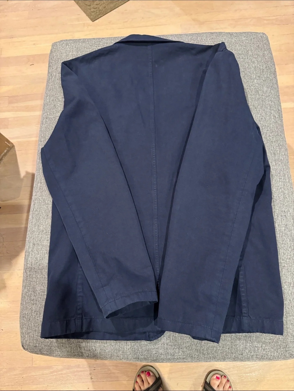 Men's J.Crew Navy Cotton Blazer Jacket
